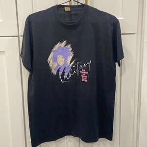 Vintage 1987 Whitney Houston The Moment of Truth Concert Graphic T-Shirt